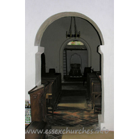St Mary the Virgin, Strethall Church - The plain 'chancel side' of the arch.