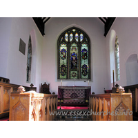 All Saints, Nazeing Church - The chancel, from beneath the chancel arch.