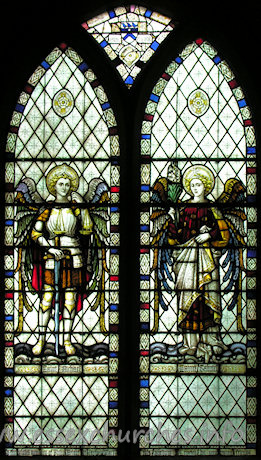 St Michael & All Angels, Copford Church - The W window.