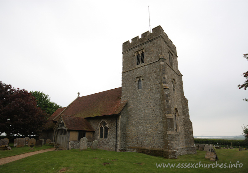 St John the Baptist, Layer De La Haye Church