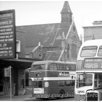 Trinity (Free Church of England), Southend-on-Sea  Church - This is a cropped version of an original taken by Peter Green, May 1961.
Click here to see the original.
 
Reproduced by kind permission of SCT'61 Website.