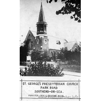 St George (Presbyterian), Southend-on-Sea  Church - This postcard scan was kindly supplied by Tony Brown of http://www.miltonconservationsociety.com.