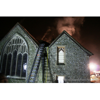 St Mary the Virgin, Sheering Church - Image courtesy of Essex County Fire and Rescue Service - http://www.essex-fire.gov.uk.