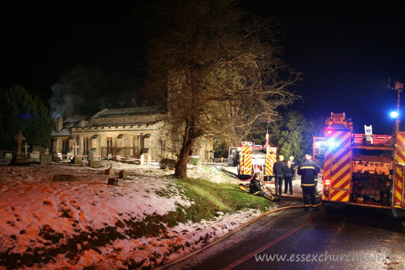 St Mary the Virgin, Sheering Church - Image courtesy of Essex County Fire and Rescue Service - http://www.essex-fire.gov.uk.