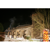 St Mary the Virgin, Sheering Church - Image courtesy of Essex County Fire and Rescue Service - http://www.essex-fire.gov.uk.