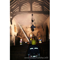 St Mary the Virgin, Sheering Church - Image courtesy of Essex County Fire and Rescue Service - http://www.essex-fire.gov.uk.