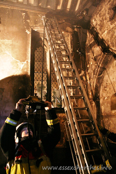 St Mary the Virgin, Sheering Church - Image courtesy of Essex County Fire and Rescue Service - http://www.essex-fire.gov.uk.