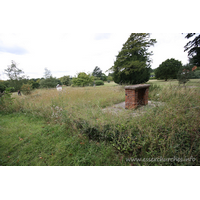 St Margaret, Markshall Church - View of church footprint from south-east.