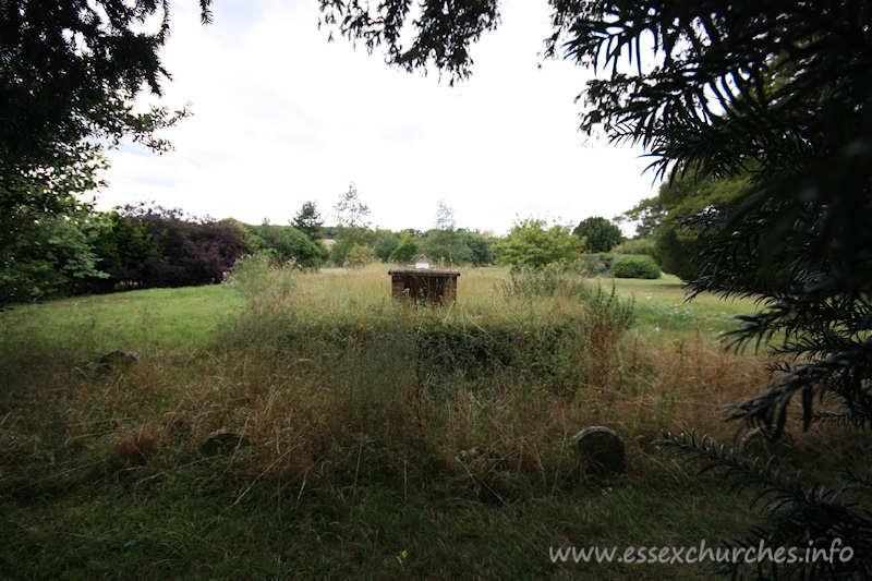 St Margaret, Markshall Church - View from east of church to west of church.