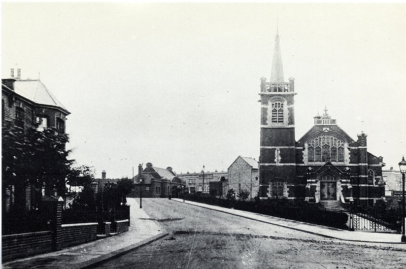 Methodist Church, Seven Kings  Church - Image kindly supplied by Axel Sundarji. This image is from the Redbridge Library Information and Heritage archives and dates from around 1912.

This church is under threat of demolition. Please visit: http://www.saveourchurch.co.uk and http://www.facebook.com/SevenKingsMethodistChurchSaveOurChurch
