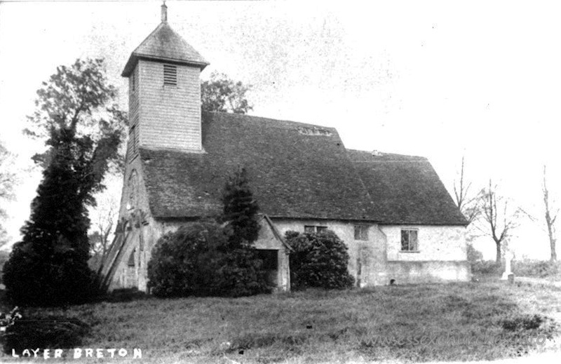 St Mary the Virgin, Layer Breton Old Church - Image kindly supplied by Andy Barham.